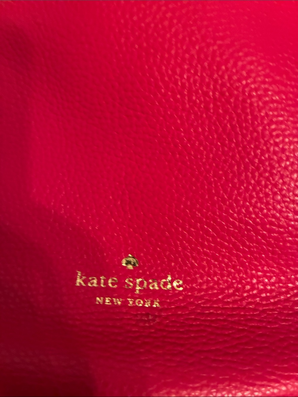 Kate Spade Hot Pink Leather Hobo Shoulder Bag with crossbody strap - Picture 3 of 8